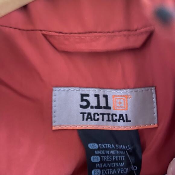 5.11 Tactical Women's Peninsula Insulator Packable Jacket Orange Extra Small New - Picture 8 of 10